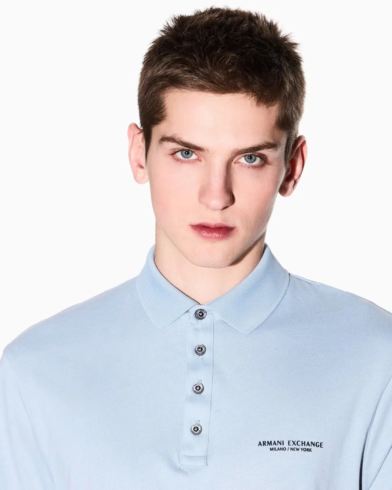 ARMANI EXCHANGE POLO Men 8NZF80-Z8H4Z-U9287 Blue