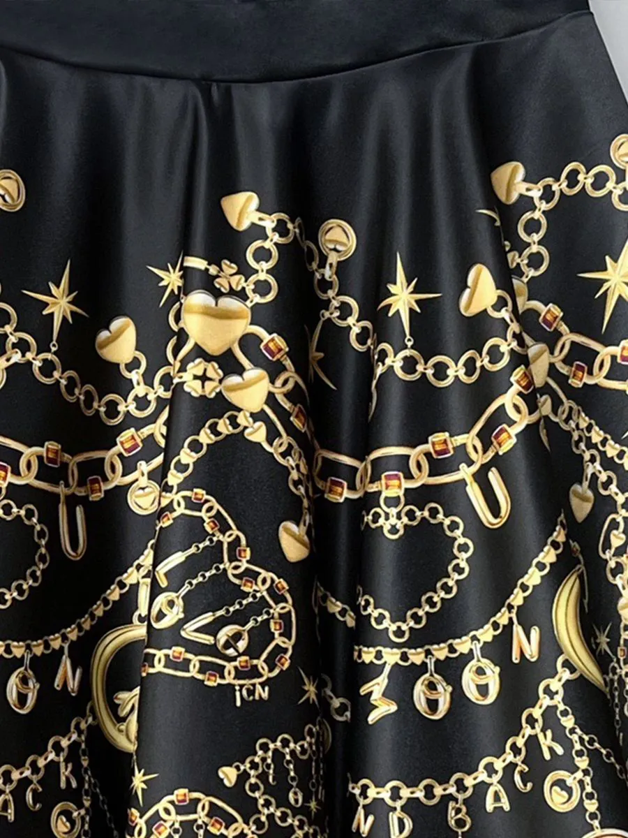 ICONIC WOMAN BLACK MOONSHINE SKIRT