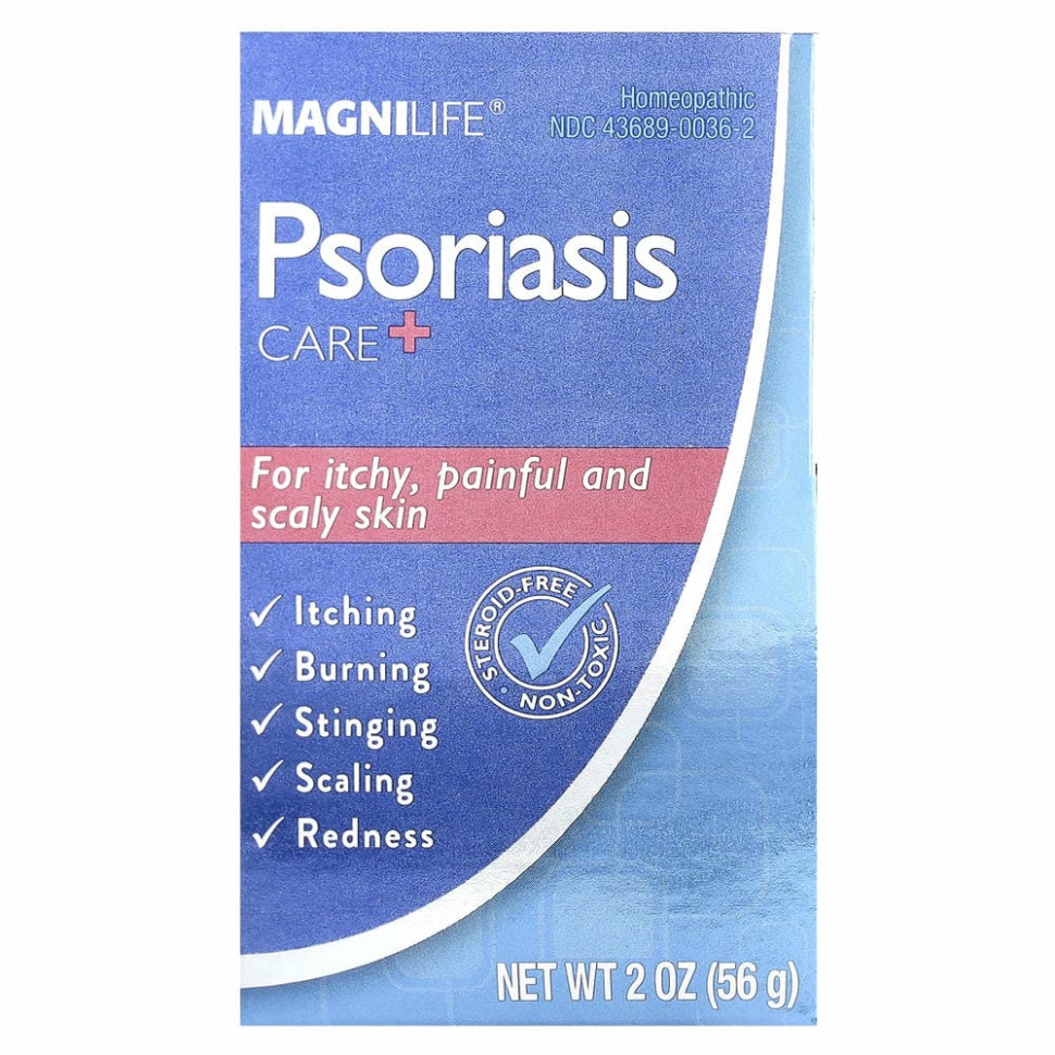 MagniLife, Psoriasis Care +, концентрированный увлажняющий гель, 56 г (2 унции)