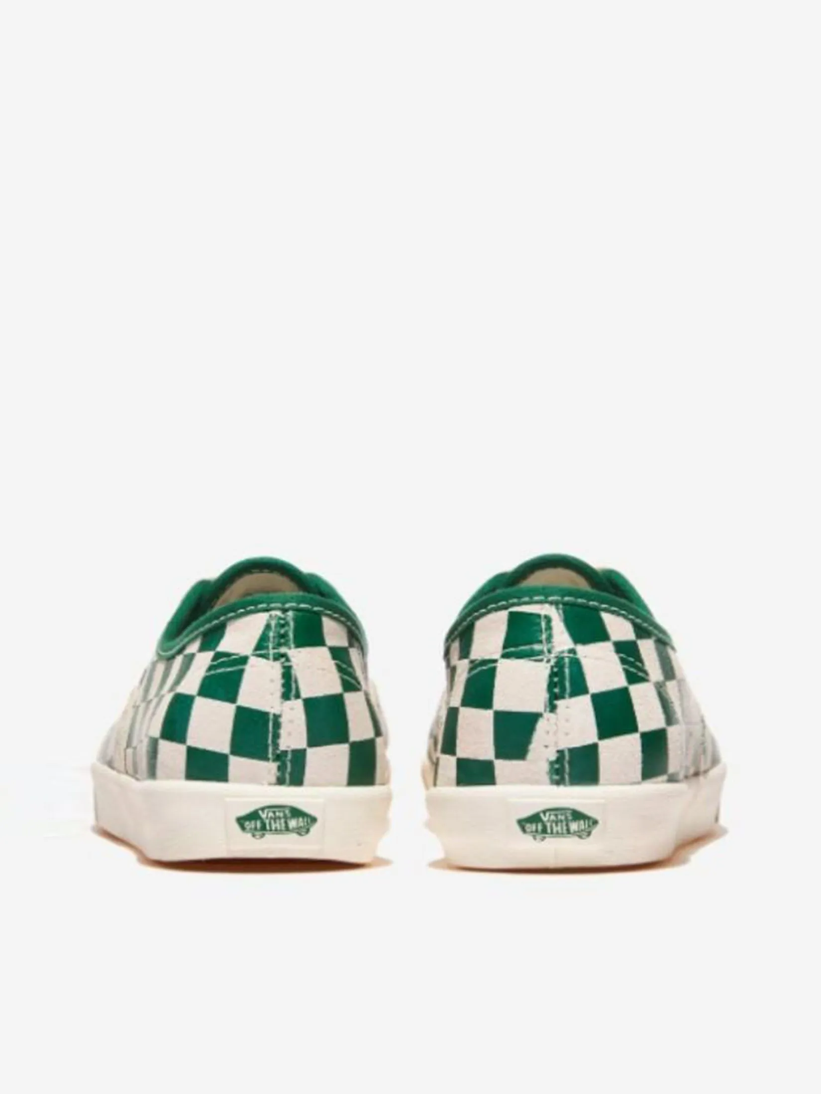 VANS Unisex Sneakers Authentic Lowpro - Checkerboard Green