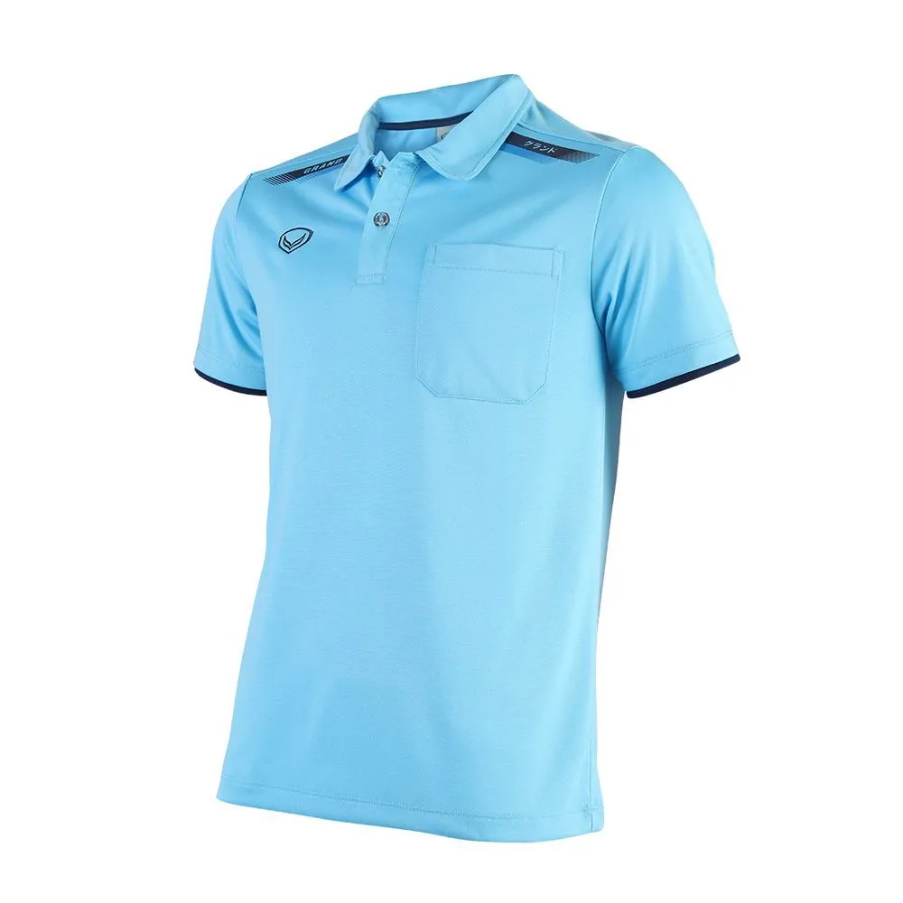 GRAND SPORT Light blue Men's polo shirt (012591)