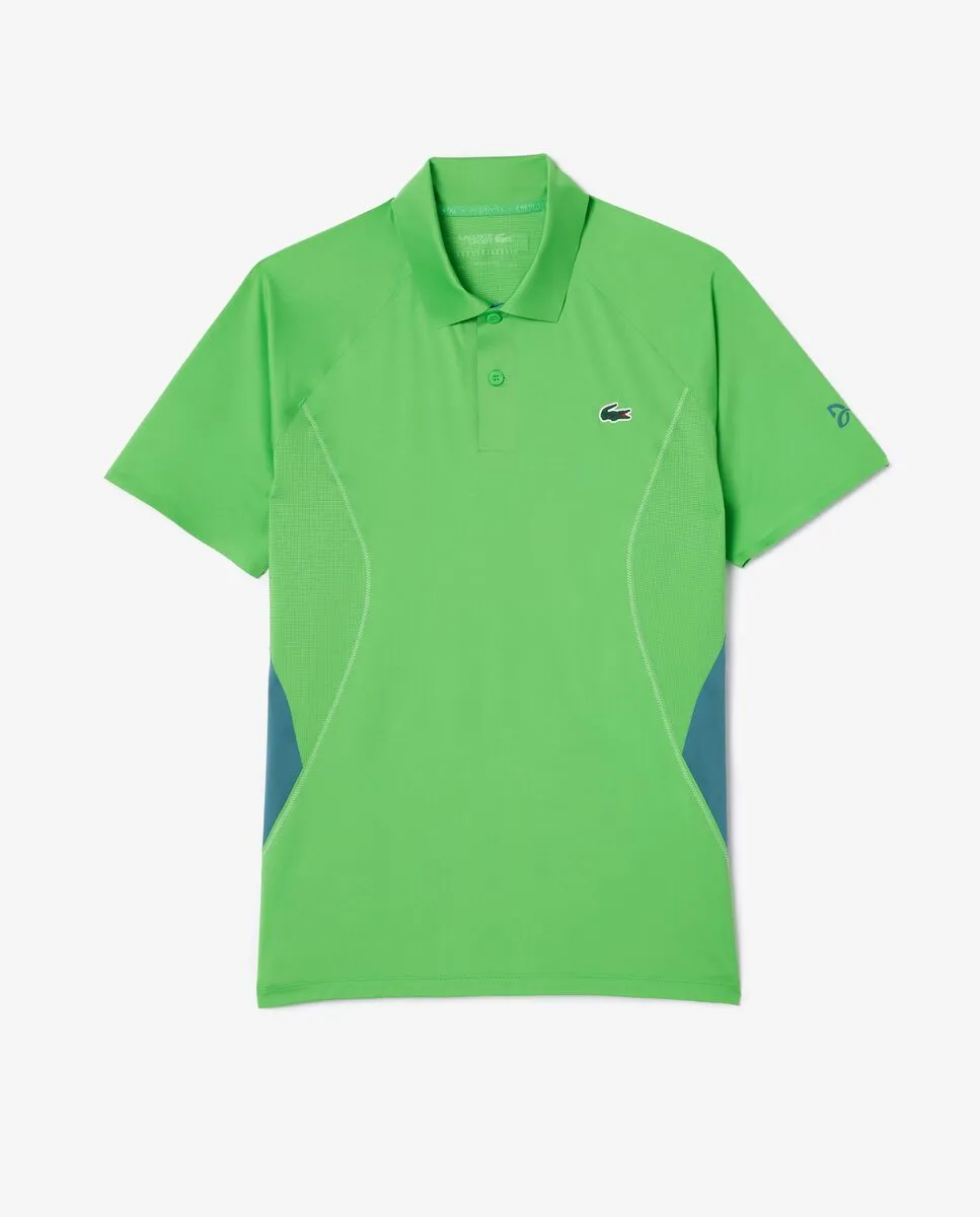 LACOSTE Lacoste Tennis x Novak Djokovic Ultra-Dry Polo Shirt Green