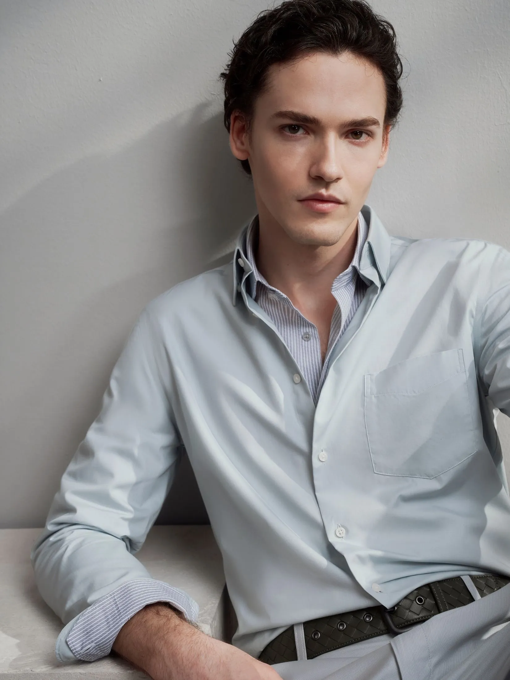 G2000 Men Clothing Easy Care Cotton Blend Shirt  Smart Fit - Green