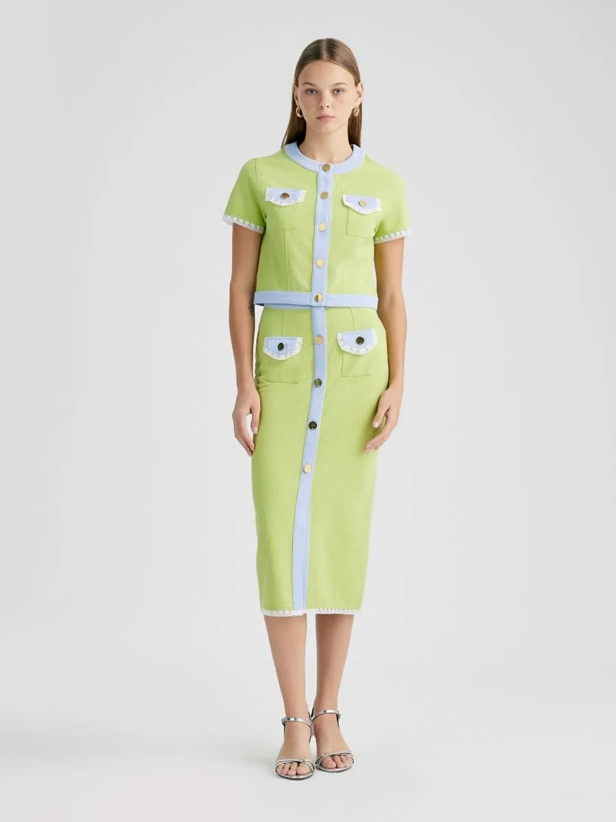 ASV ( SS24 )Gemy Women Skirt Green