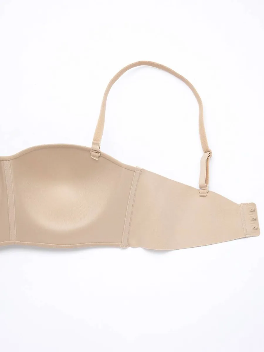 SABINA Pretty Perfect Seamless Wireless Strapless Bra - Sand