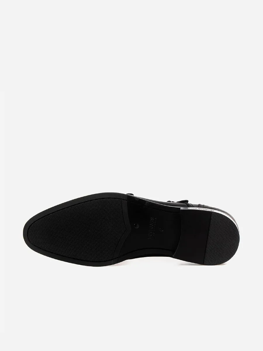 KENNETH COLE MEN'S MONK SHOES JOSEPH / BLACK