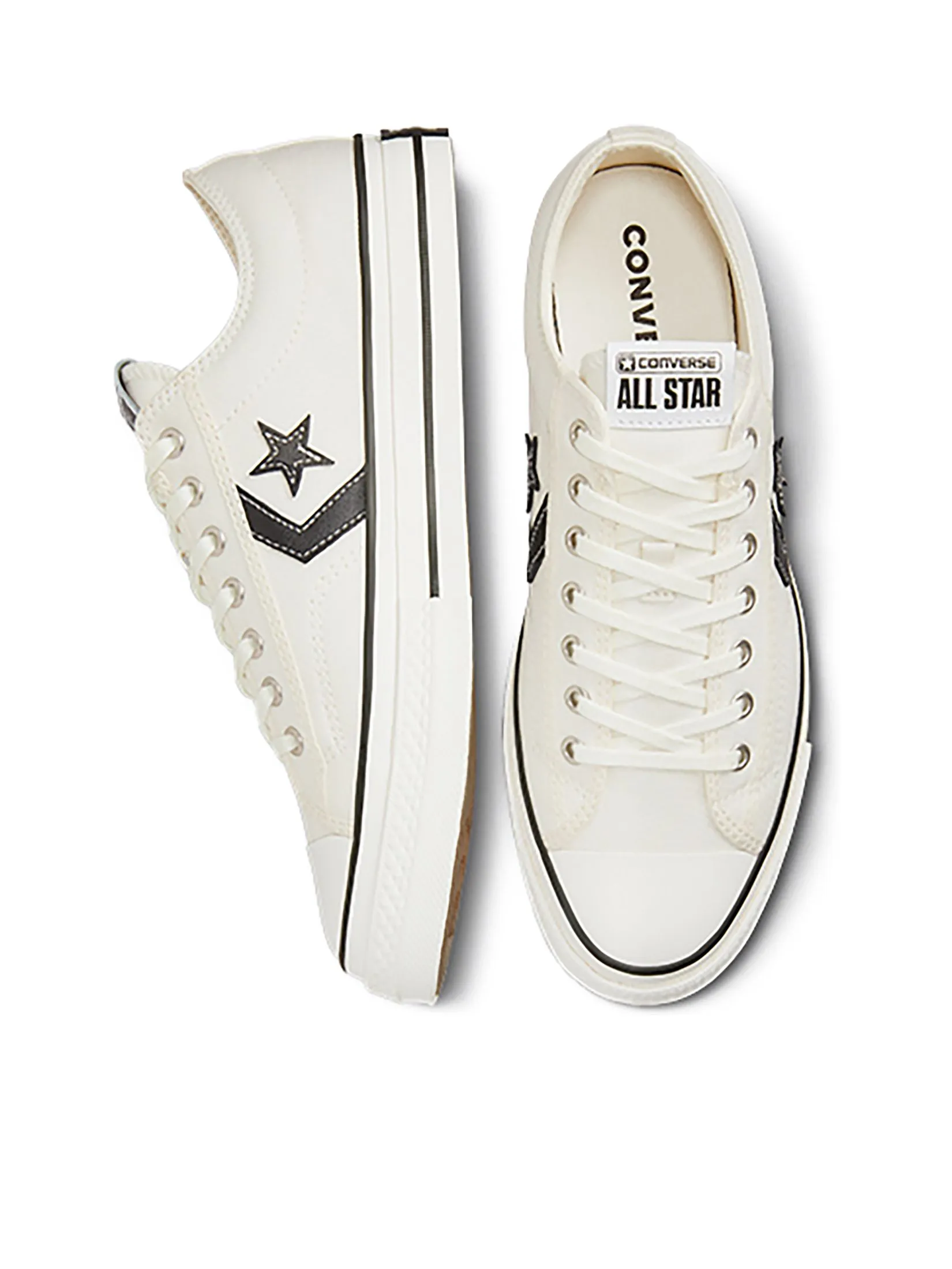 CONVERSE Men Sneakers Star Player 76 Premium Canvas OX White