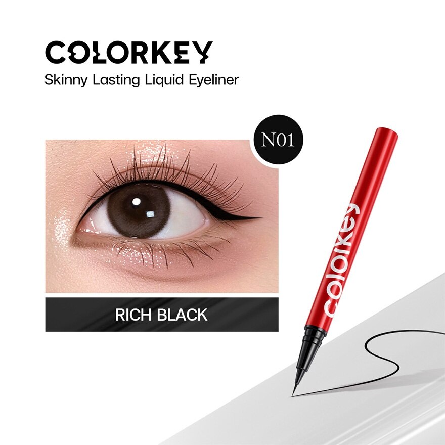 #Colorkey Skinny Eyeliner N01