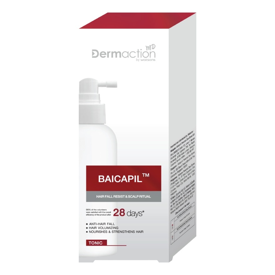 Dermaction by Watsons Hair Fall Resist  Scalp Ritual Tonic 100ml.