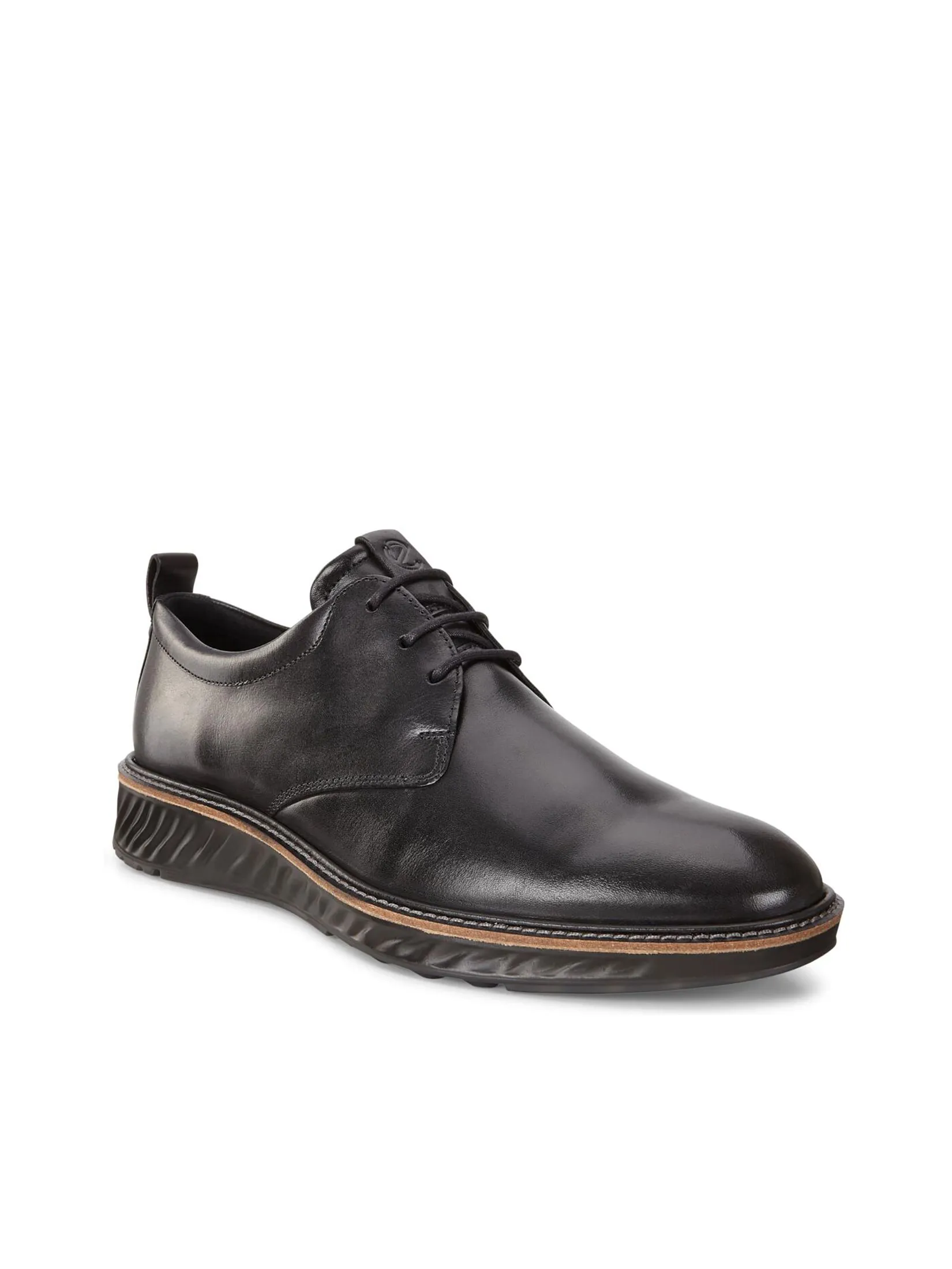ECCO Men Leather Shoes ST.1 Hybrid Black