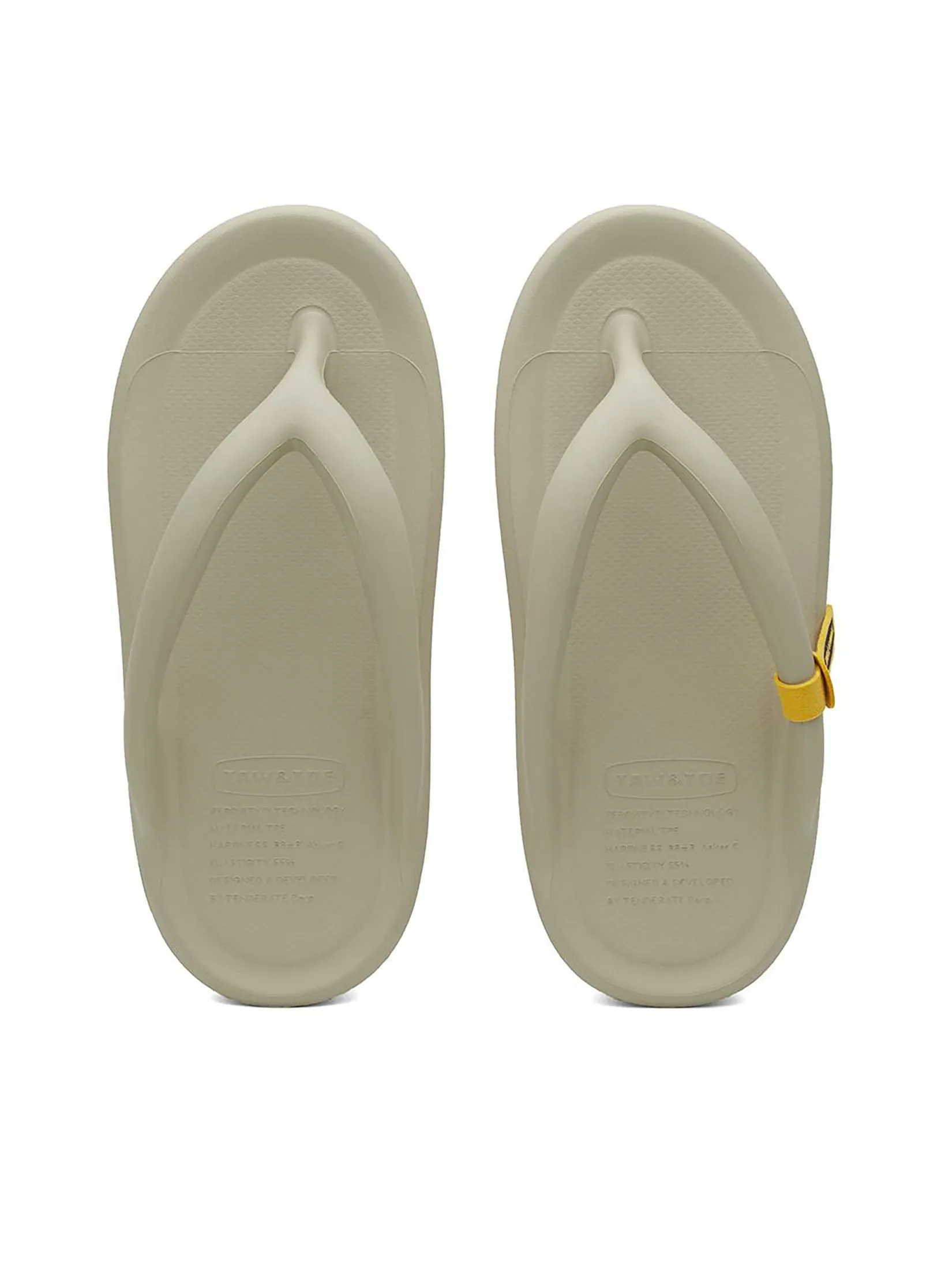 TAW&TOE Unisex Sandals Zerovity Flip Flop OG Natural Taupe