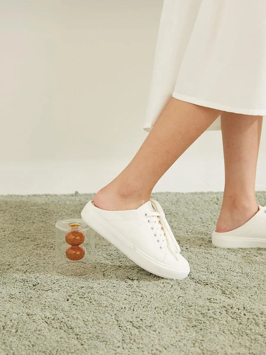 BUCKLE ME Slip-on Canvas BM20WH White