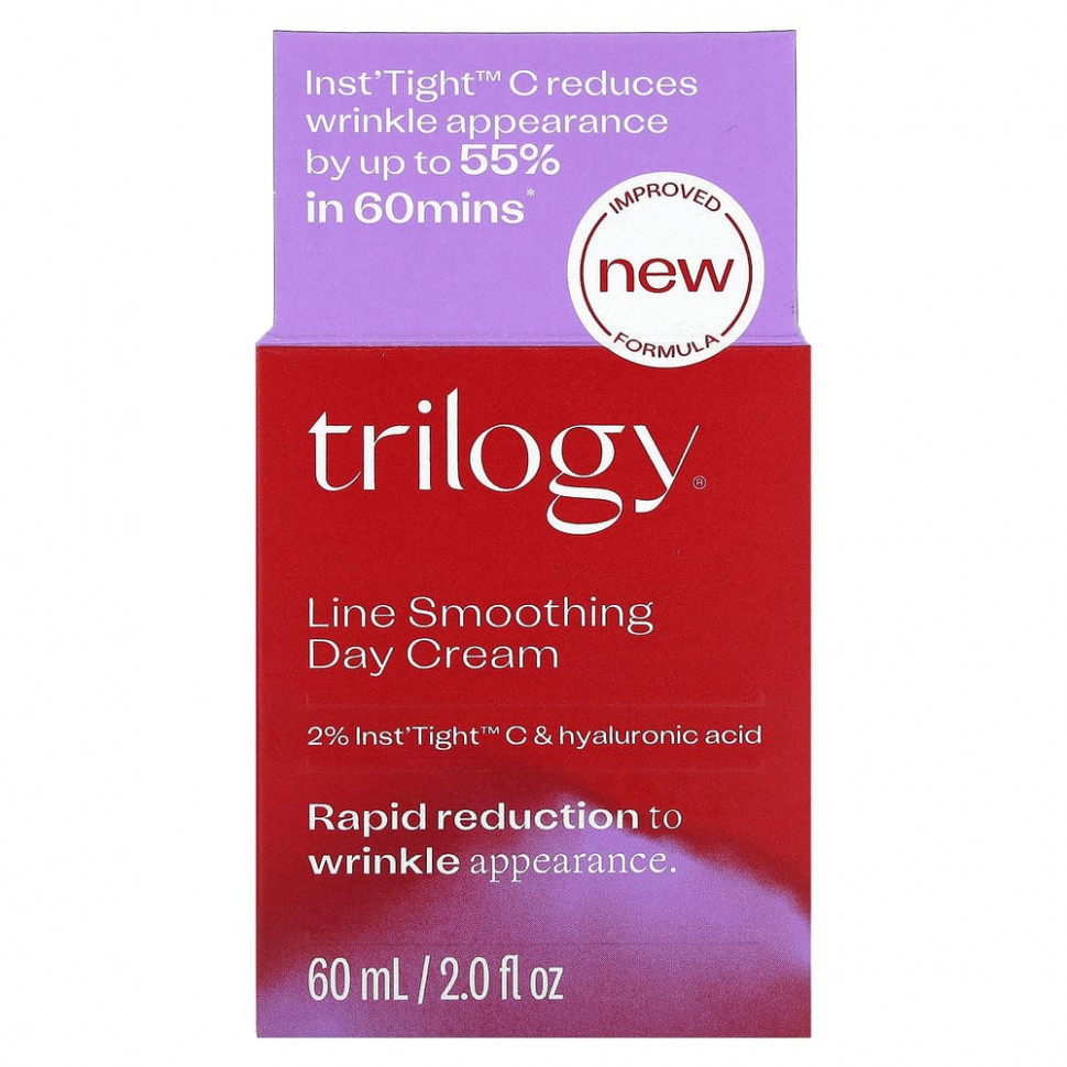 Trilogy, Разглаживающий дневной крем для лица, 60 мл (2 жидк. Унции)