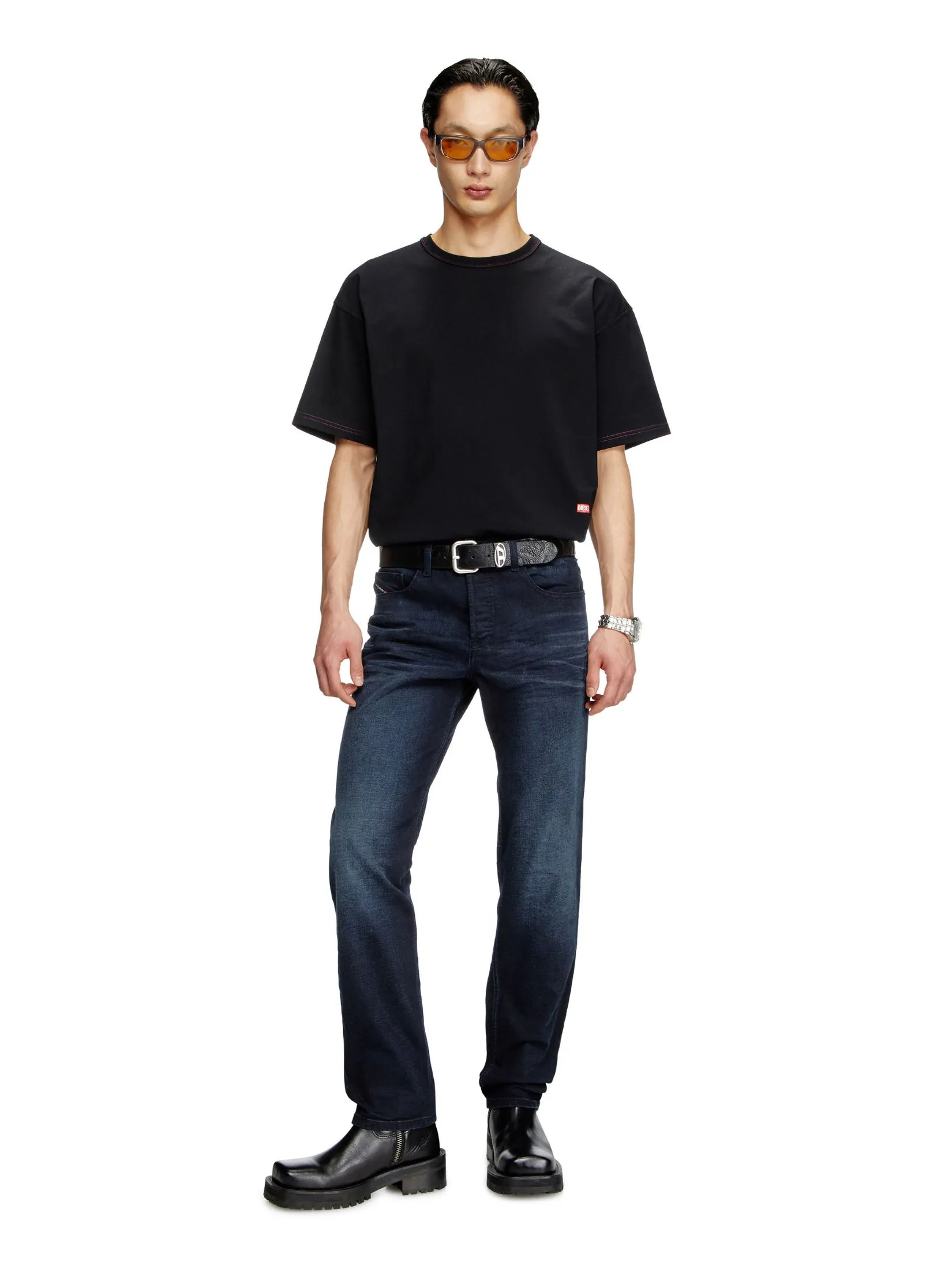 DIESEL Jeans Pants Men 2023 D-FINITIVE L.30 TROUSERS Blue