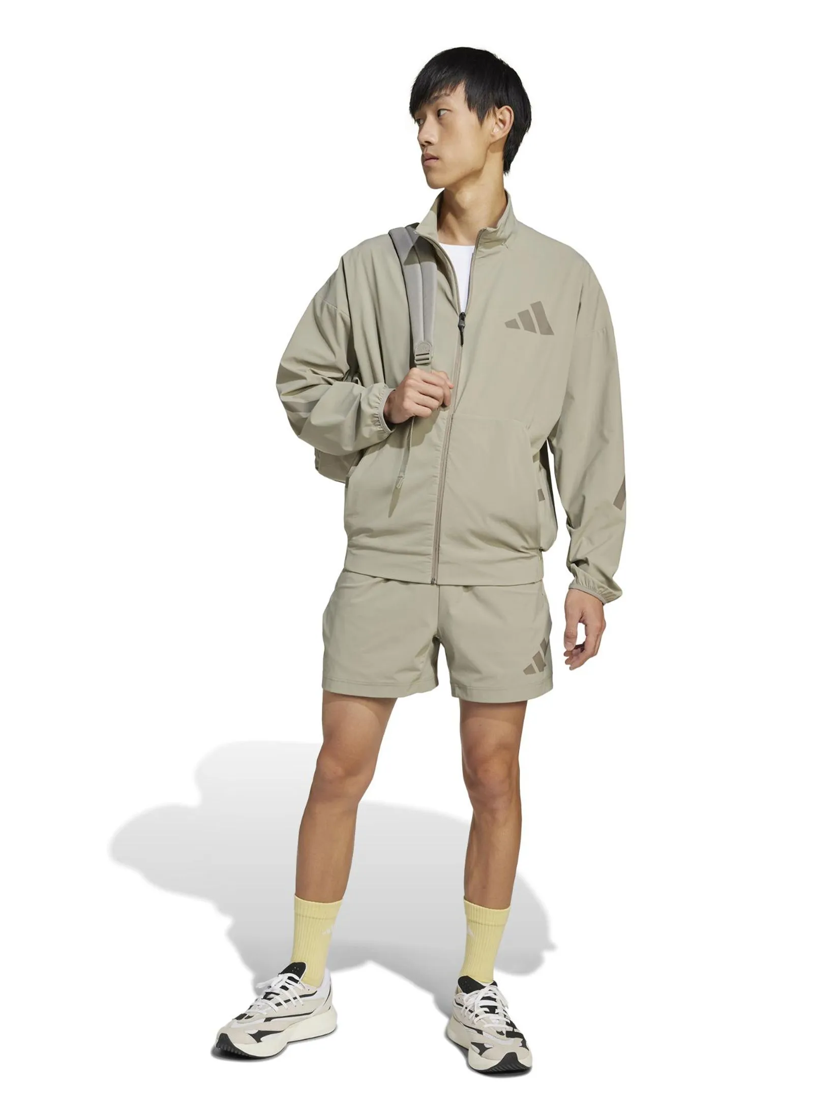 ADIDAS Men Track Top Adidas Z.N.E. Woven Putty Beige