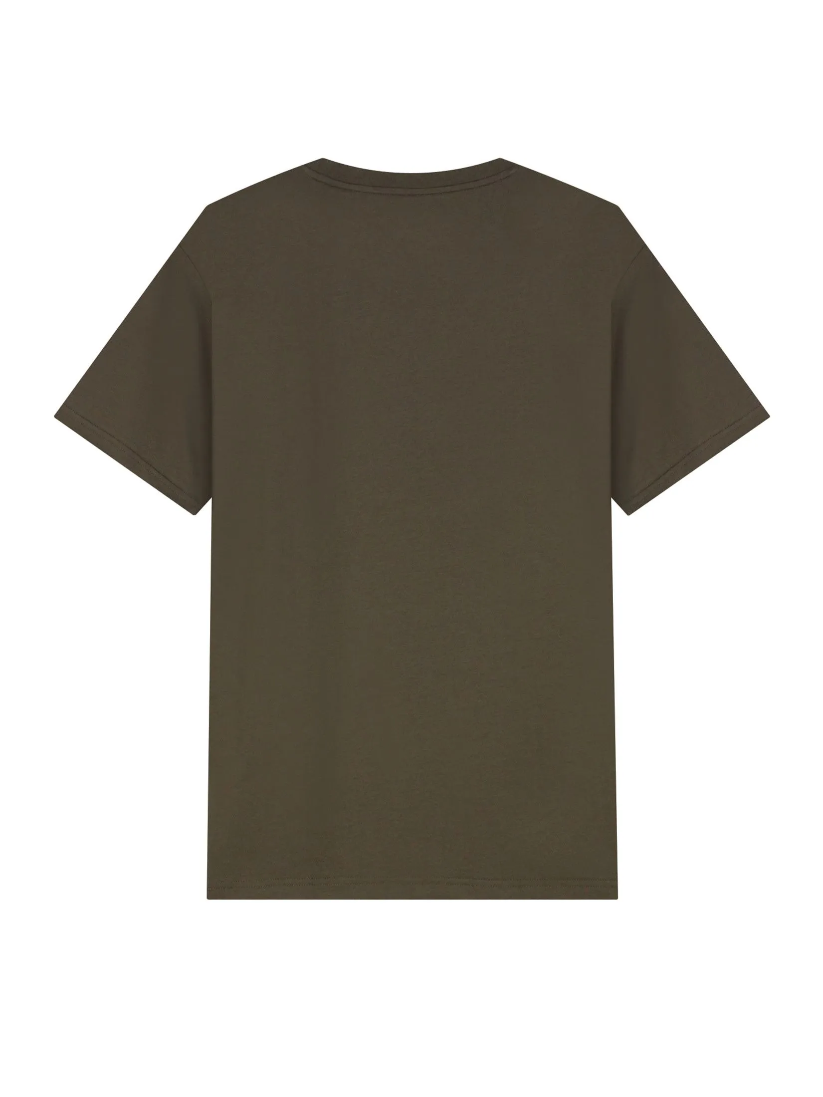GIORDANO Men's Beau Monde  Regular Printed Tee Brown Dark Coffee
