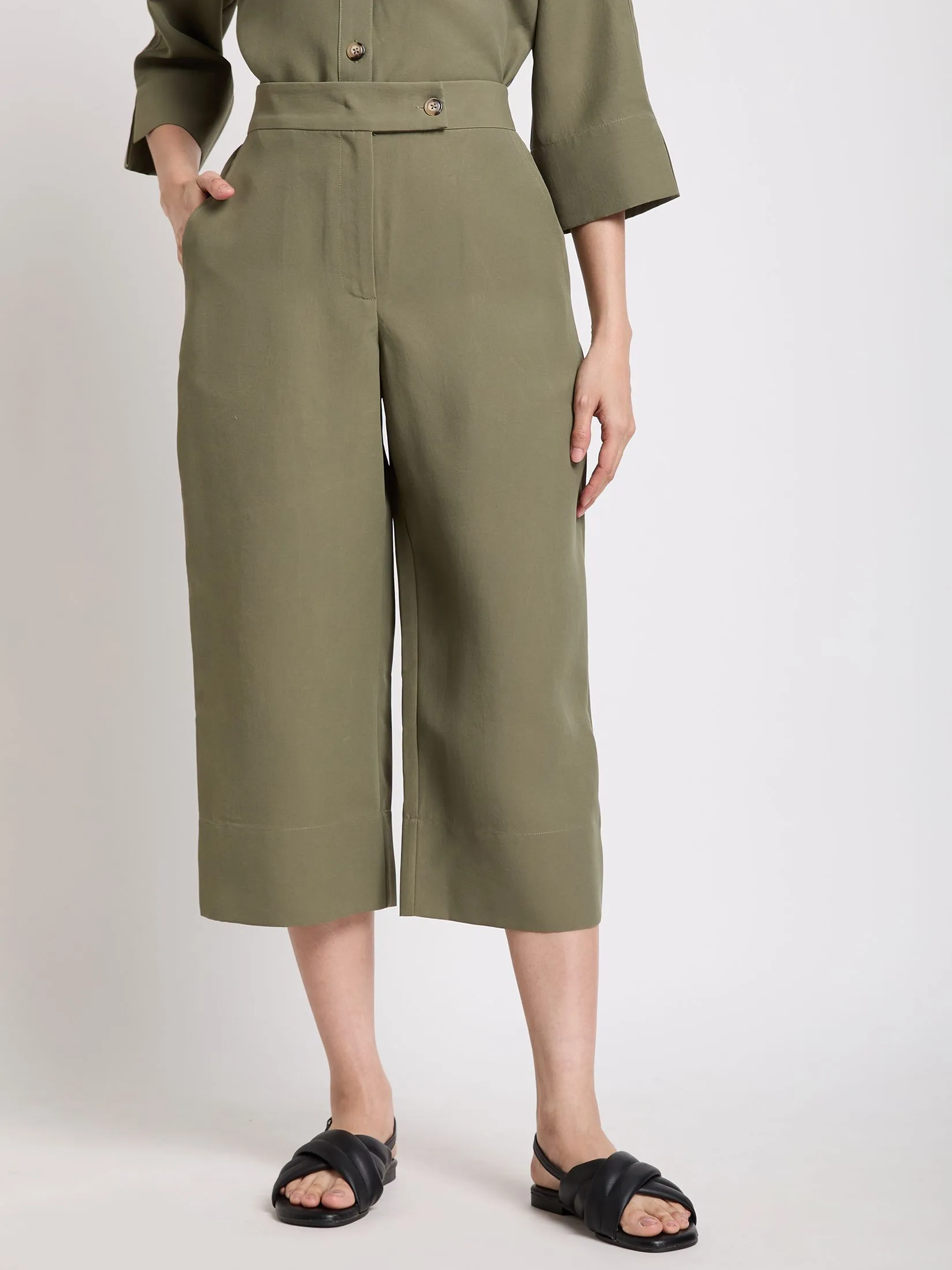 SIMPLICITY Women Pants Crop