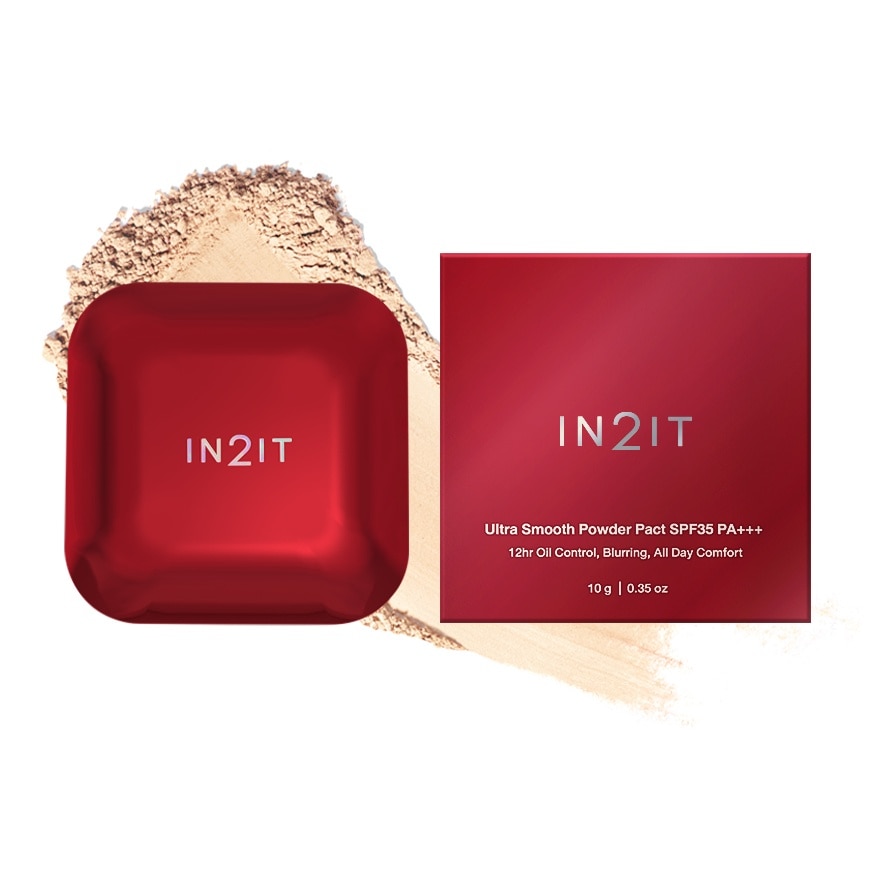 In2It Ultra Smooth SPF35 Powder Pact 1N