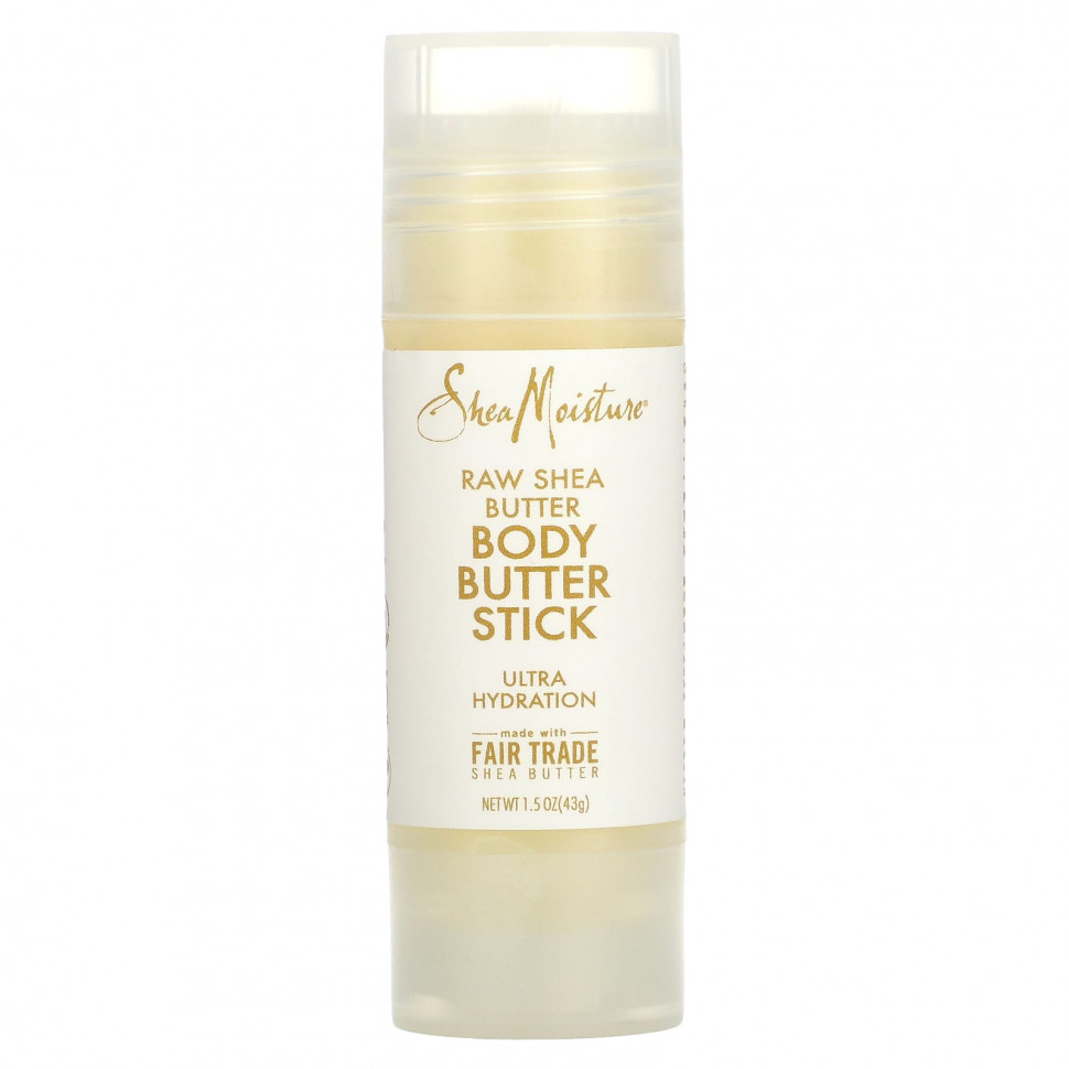 SheaMoisture, Body Butter Stick, сырое масло ши, 43 г (1,5 унции)