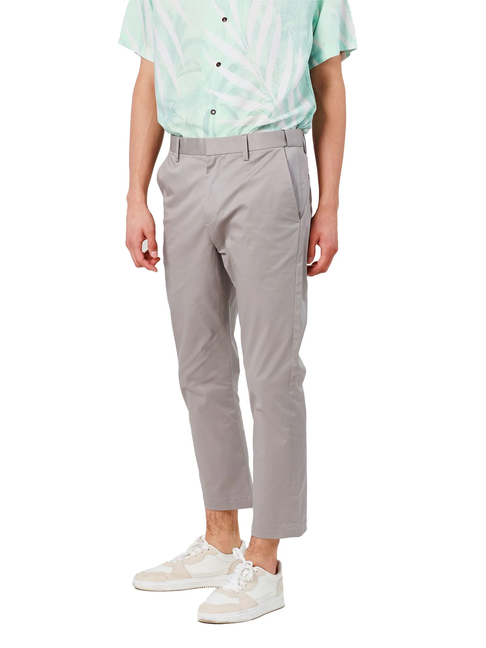 JOHN HENRY Men's Trousers (Slim Fit) Rejuvenate Vacation Grey