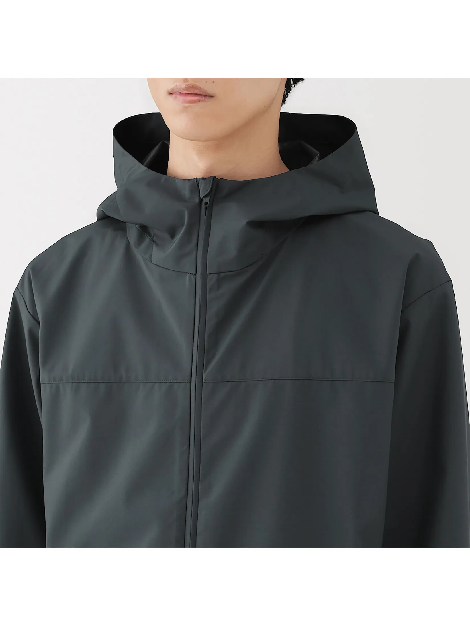 MUJI Men Hooded Jacket Water Repellent