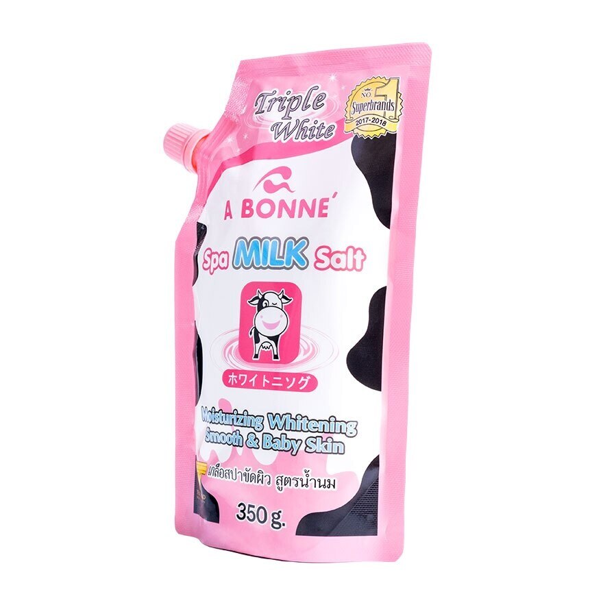 A Bonne' Spa Milk Salt 350 G. เกลือสปาขัดผิว