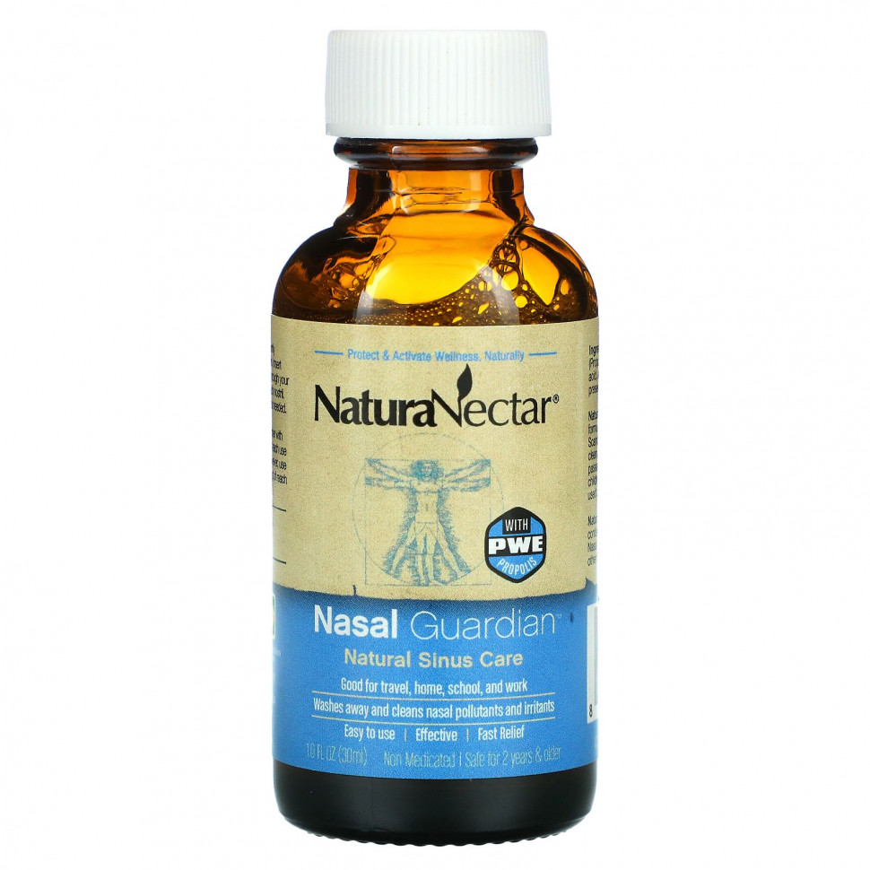 NaturaNectar, Nasal Guardian, назальный спрей, 30 мл (1,0 жидк. унция)