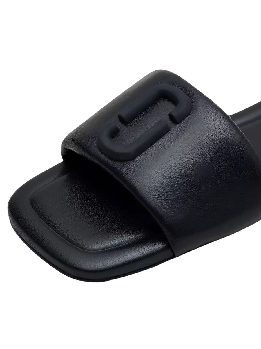 MARC JACOBS THE J MARC LEATHER SANDAL BLACK