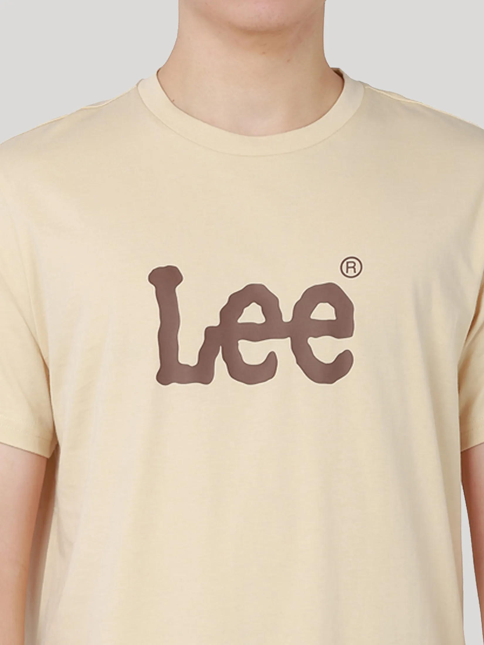 LEE Men s Tee Short Sleeve Regular Fit OFF-White