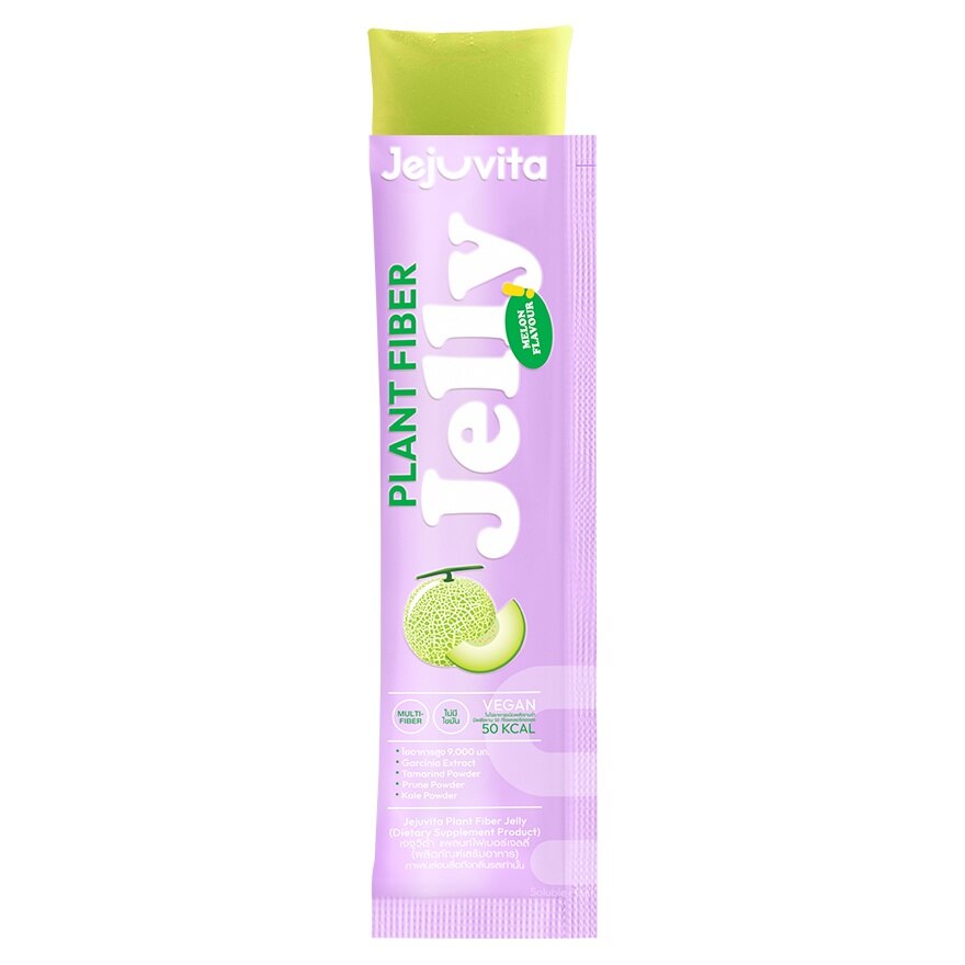 Jejuvita Plant Fiber Jelly Melon Flavour 25 g. x 10 Strips