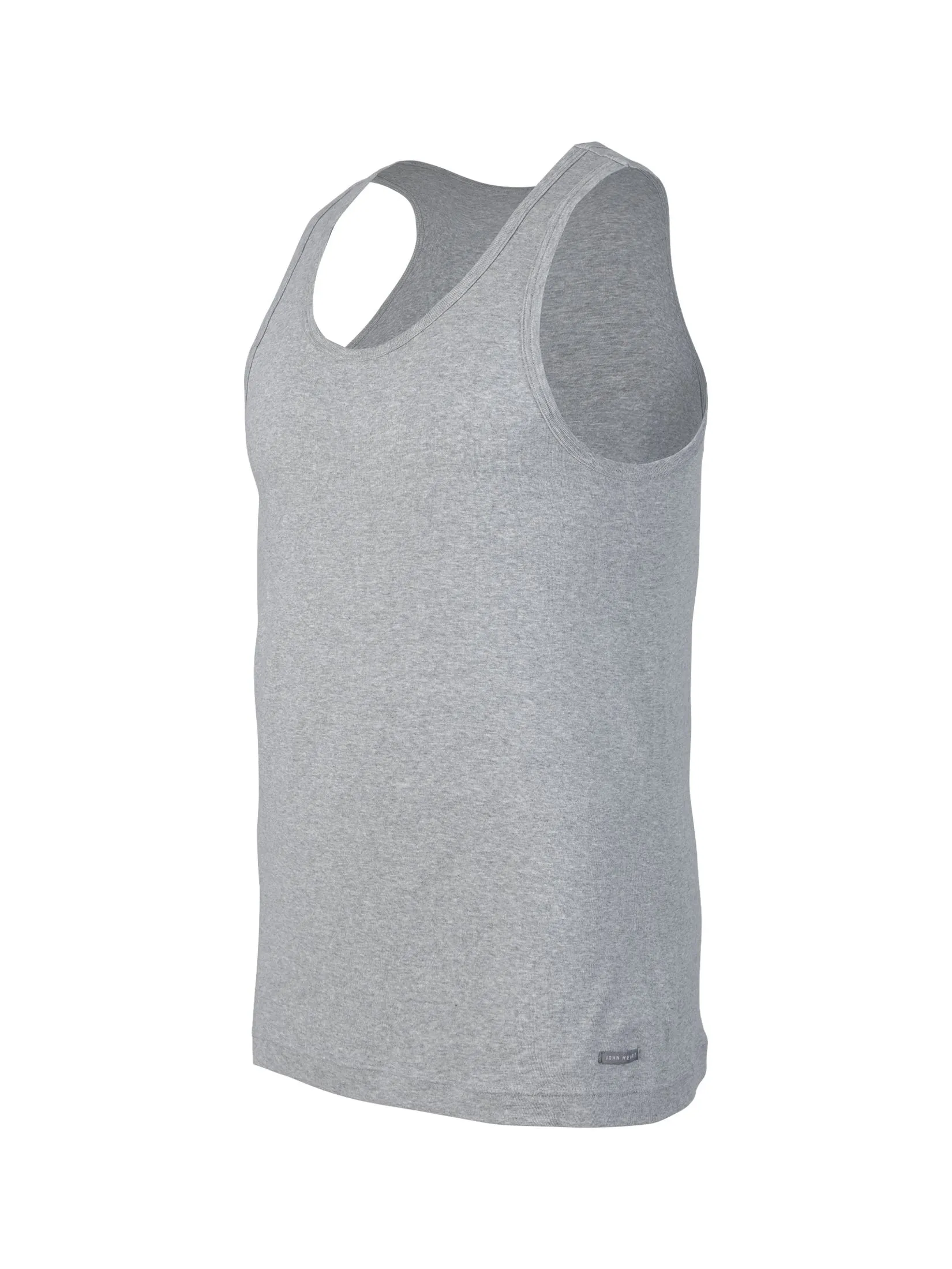 JOHN HENRY INNERWEAR Tank Men's Cotton Rib - Hgrey