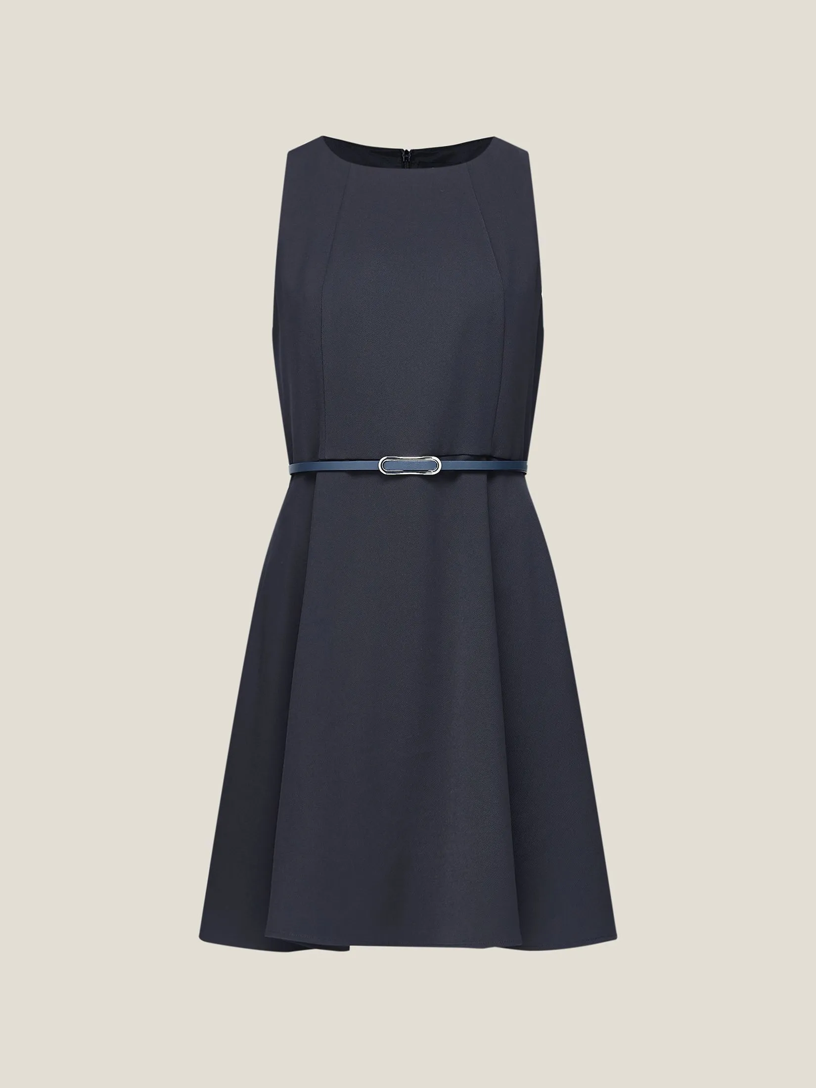 G2000 Women Clothing Sleeveless Flare Dress Fit & Flare Shape - Navy Size - 34 EU