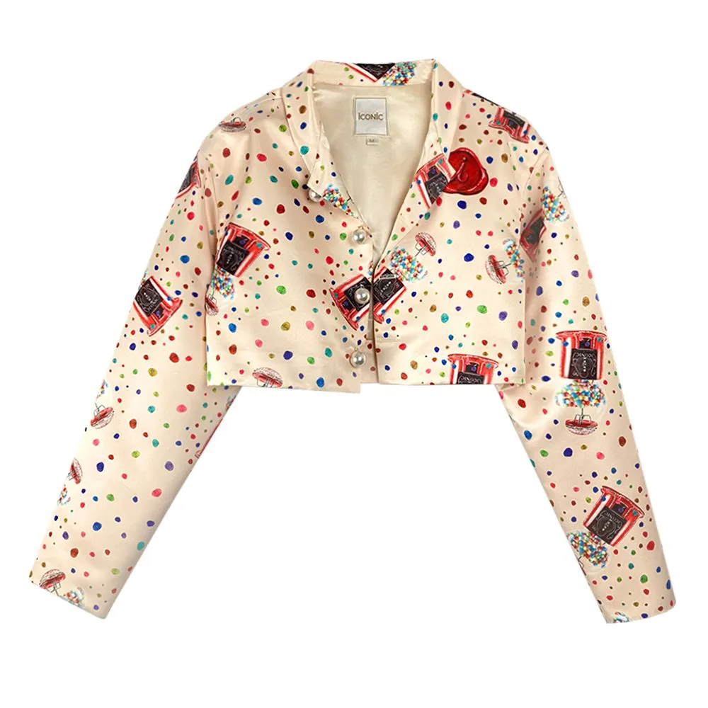 ICONIC CREAM GLEEFUL JACKET