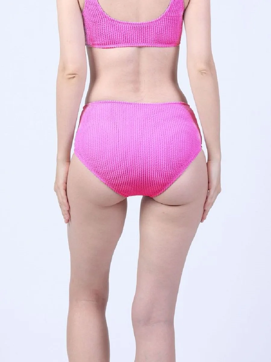 VANESSE Pink HIGH WAISTED BIKINI BOTTOM (029057)