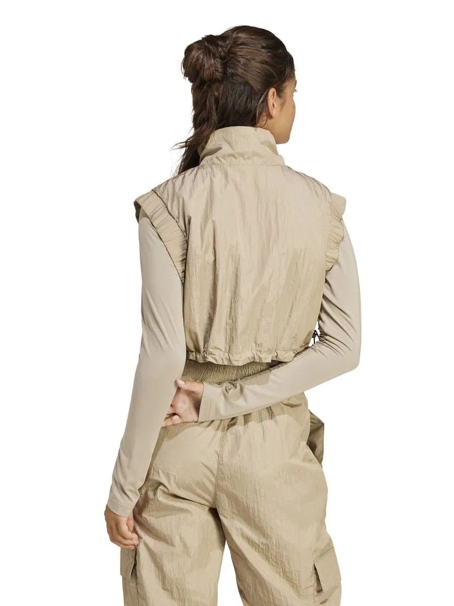 ADIDAS Women Vest City Escape Crop Blanch Cargo