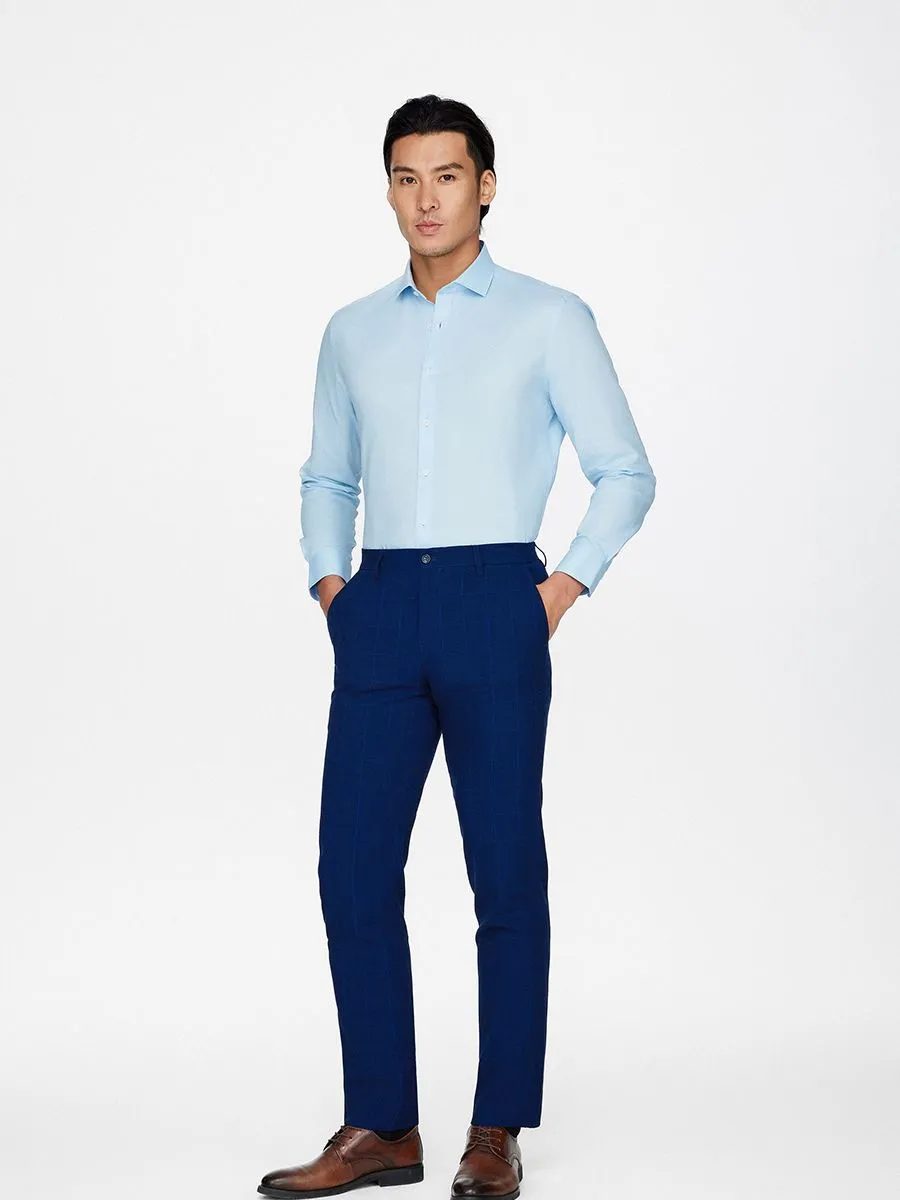 G2000 Men Clothing Long Sleeves Formal Shirt  Smart Fit  Light Blue