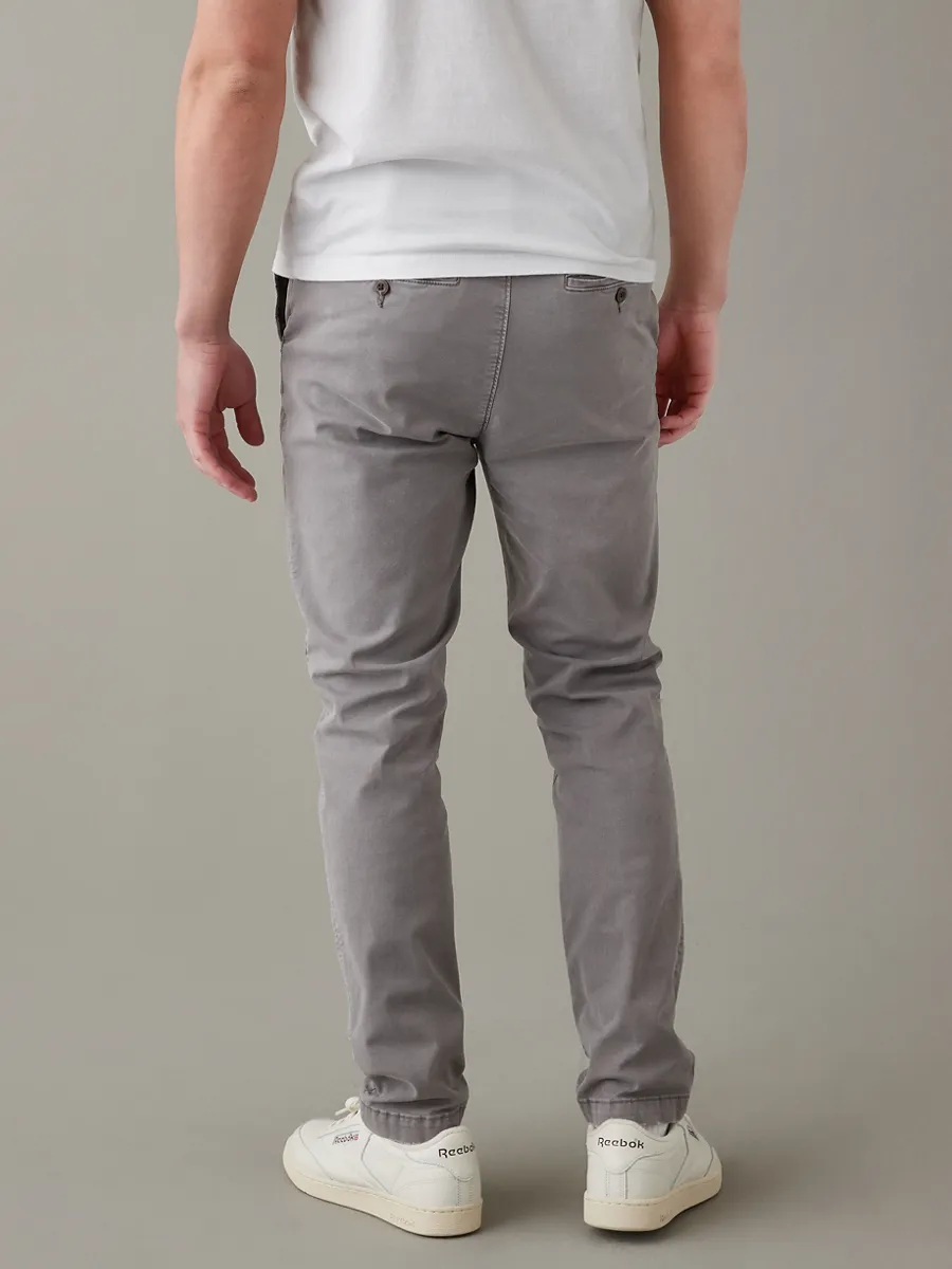 AMERICAN EAGLE MEN 4578 SLIM LIVED IN KHAKIS 036 HAZE GREY