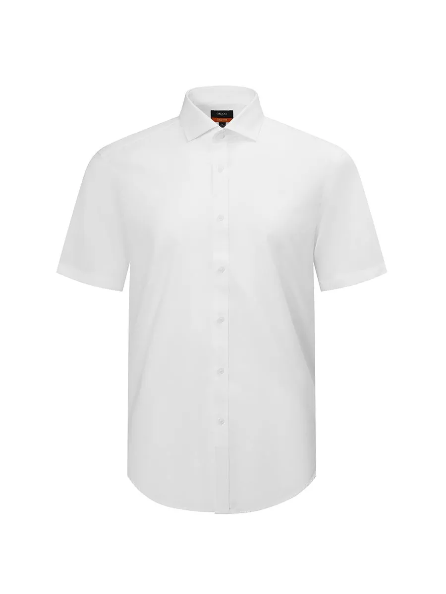 G2000 Men Clothing Short Sleeves Formal Shirt  Smart Fit  White