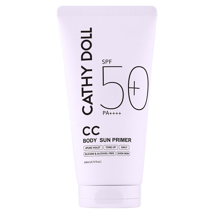 Cathy Doll CC Body Sun Primer SPF50+ PA++++ Pure Violet 140 Ml. - Pure Violet
