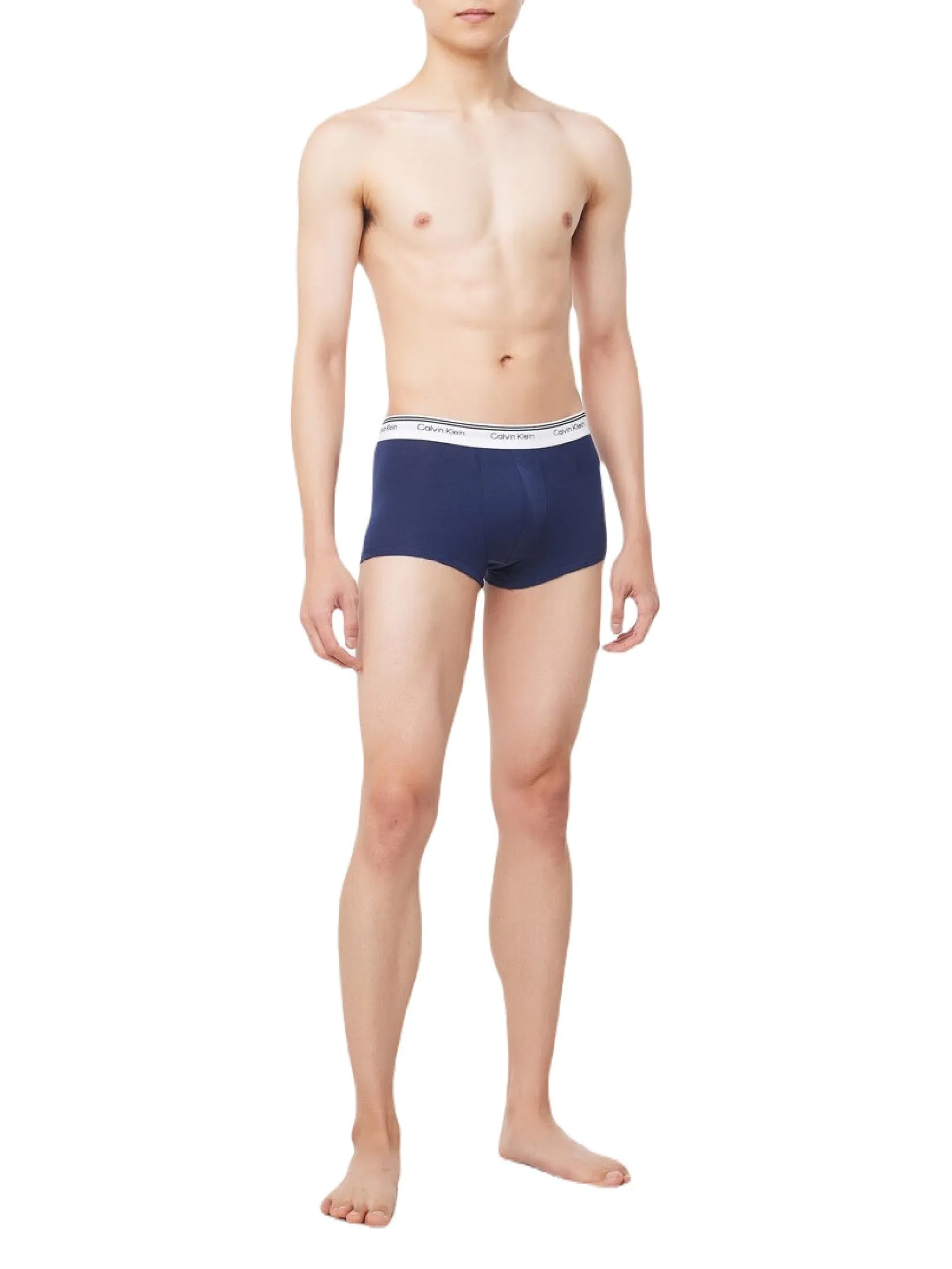 CALVIN KLEIN Men's Balance Cotton Low Rise Trunk 3Pack Multicolor