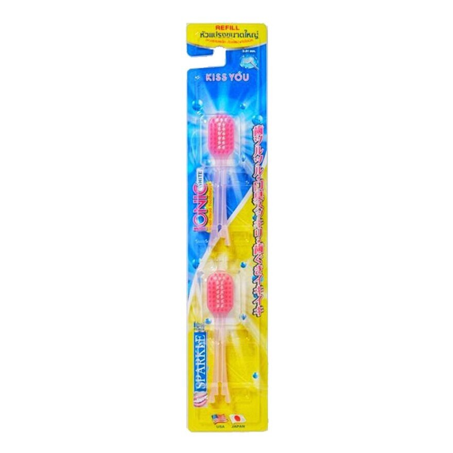 Sparkle Ionic Wide-Head Toothbrush (Refill) Mix Color