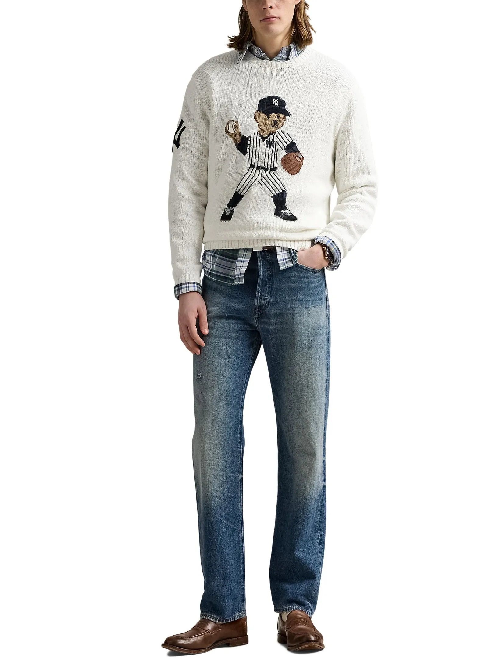 POLO RALPH LAUREN Ralph Lauren x MLB Pullover Men MNPOSWE16822259 White