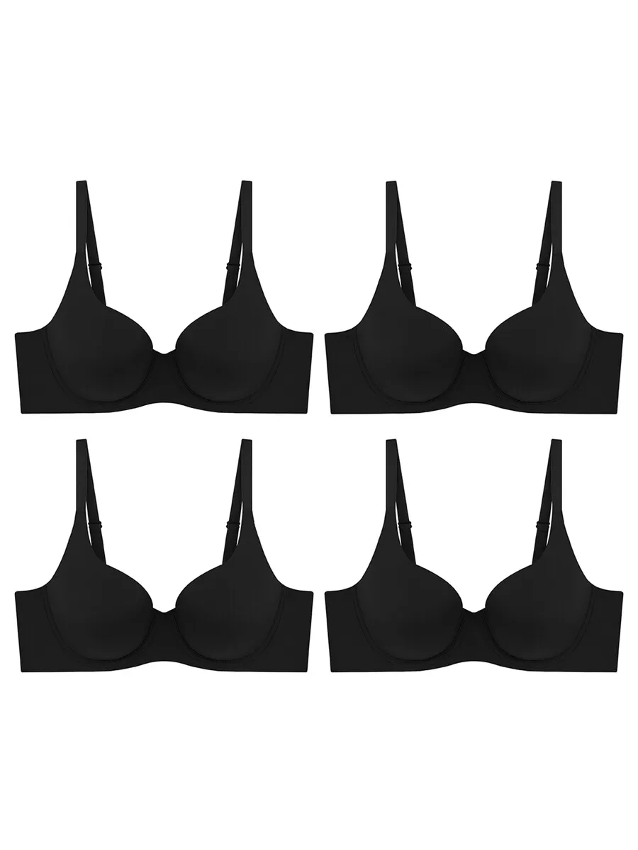 SABINA [Pack 4 Piece] Bra Wire Perfect Bra Collection - Black