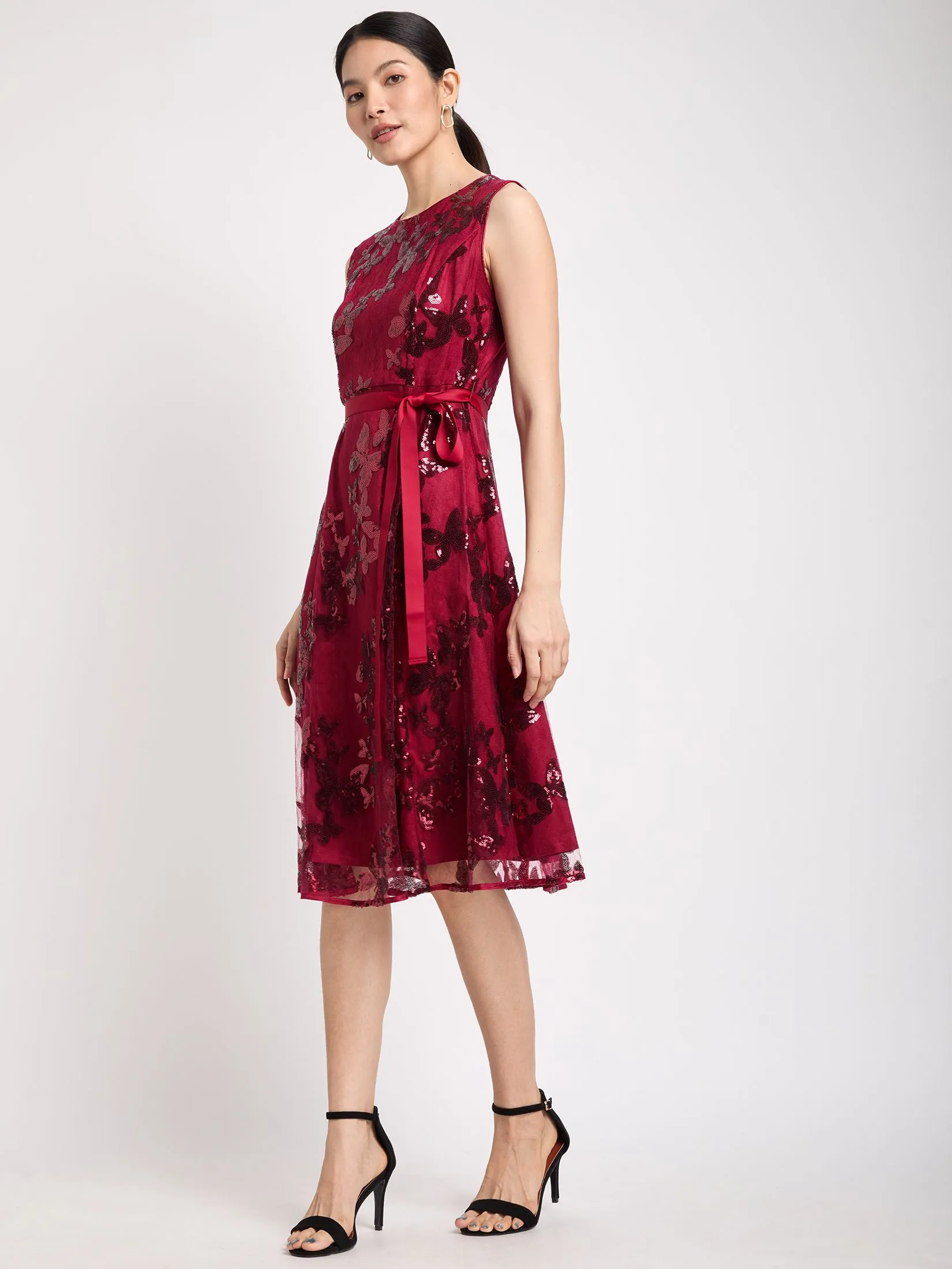 EXPRESSIONS EVENING Women Dress Sleeveless Sequin