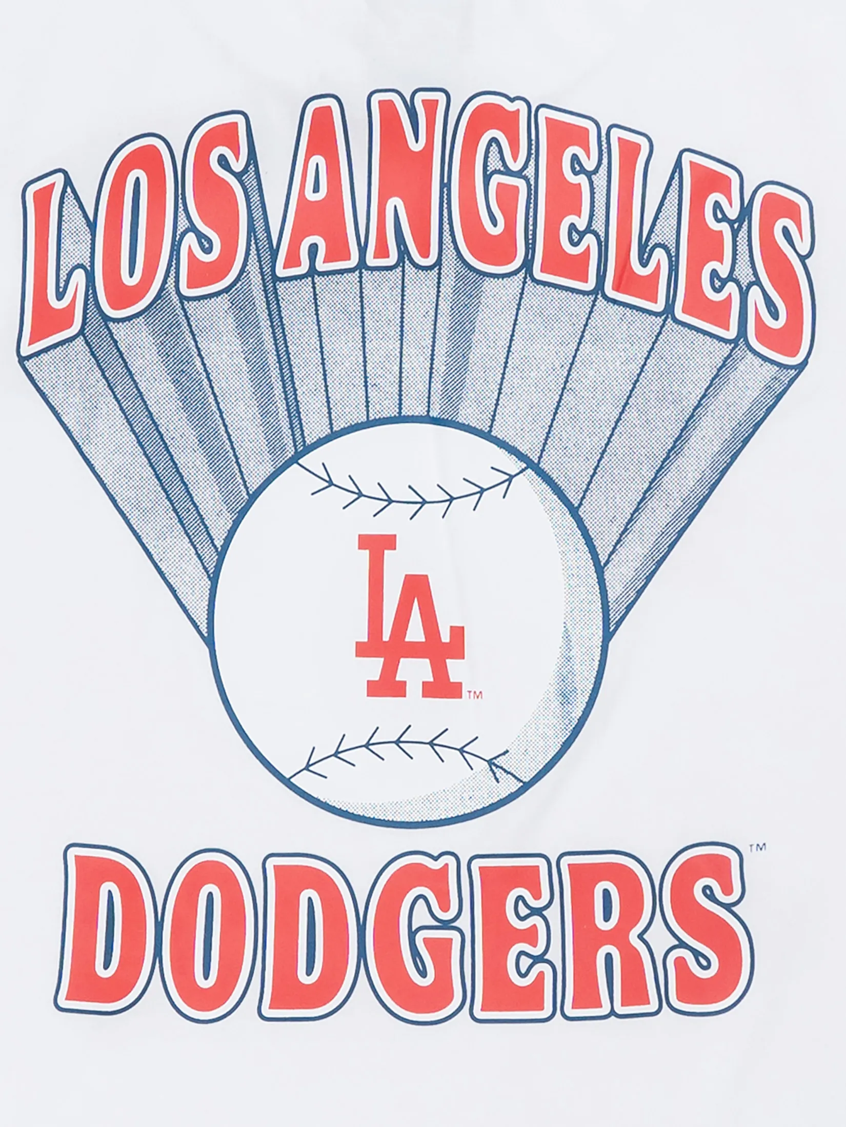 NEW ERA UNISEX SHORT SLEEVE TEE ESSENTIAL LOS ANGELES DODGERS WHITE