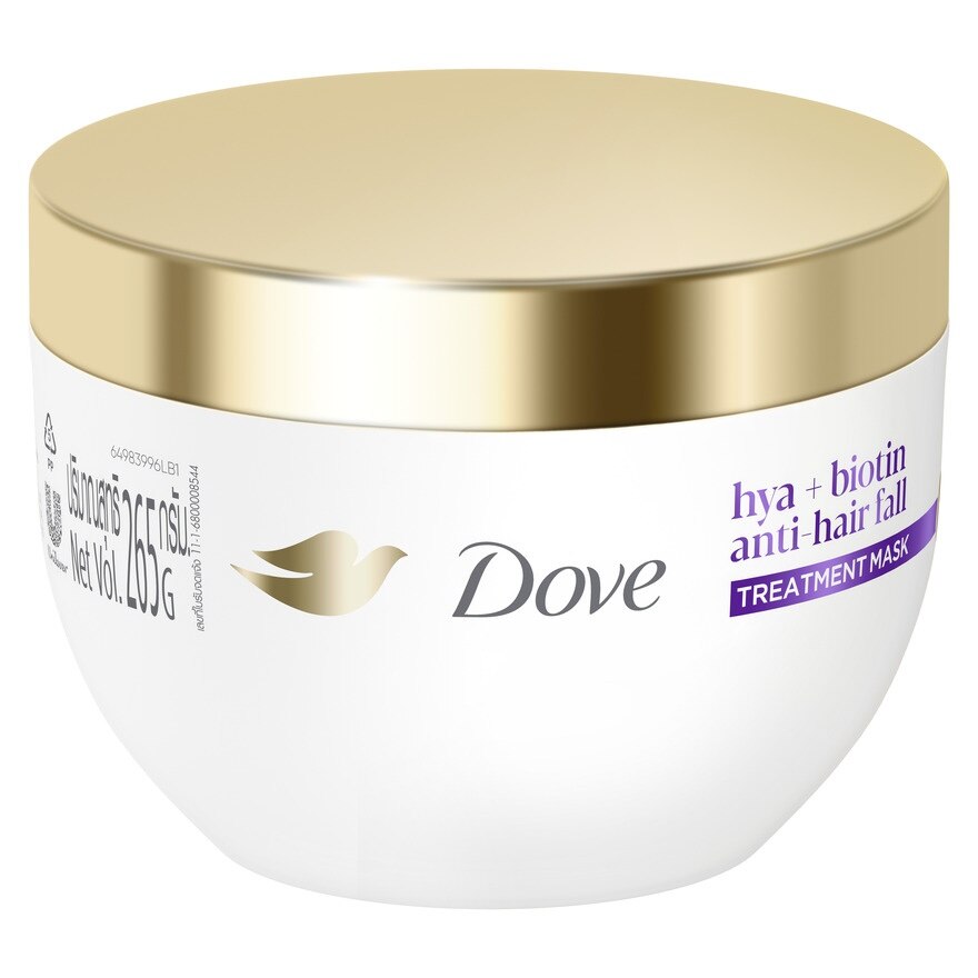 Dove Treatment Mask Hya + Biotin Anti-Hair Fall Bio-P 265 G.