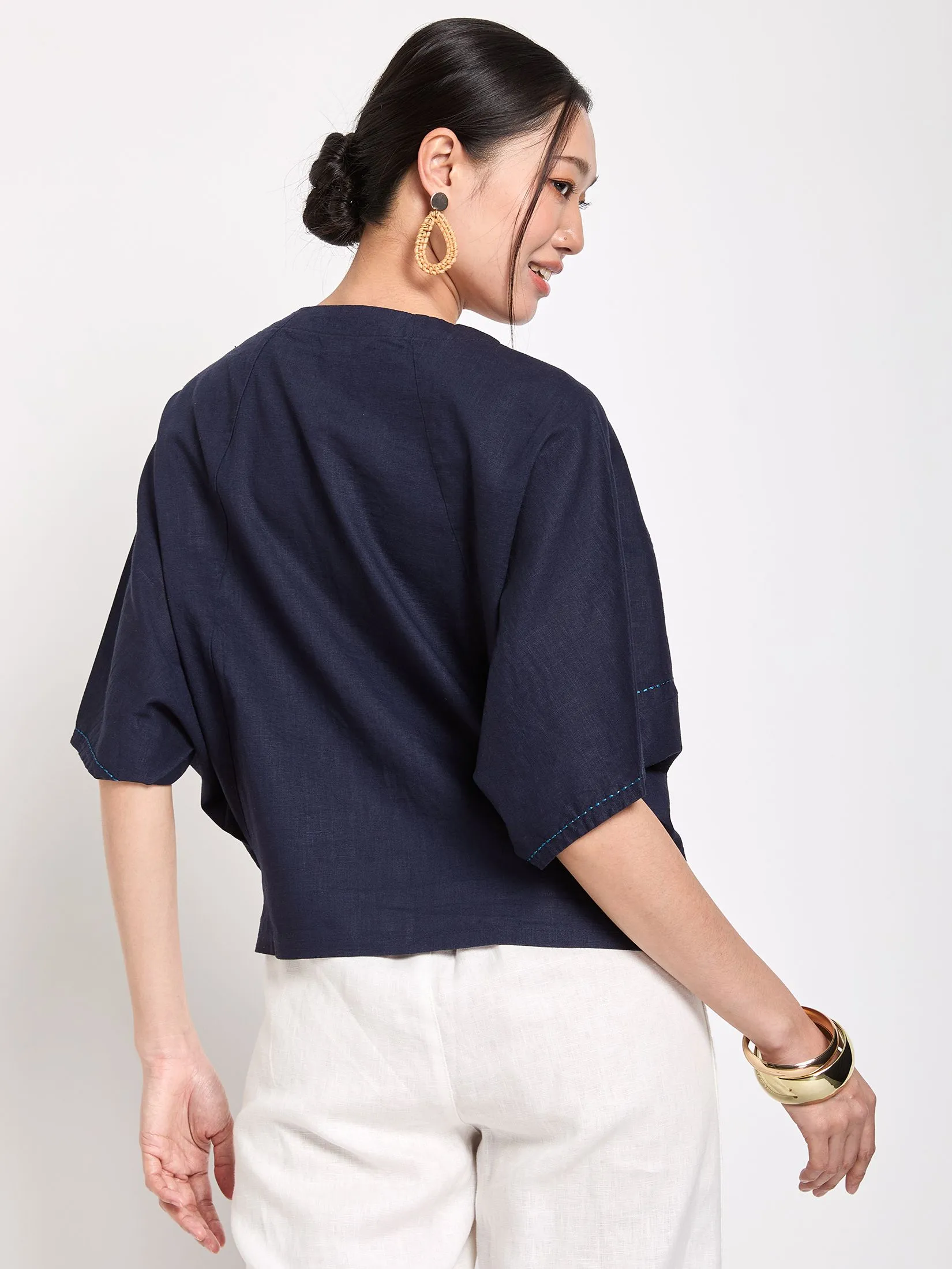 JOURNAL Women Blouse Short Sleeves