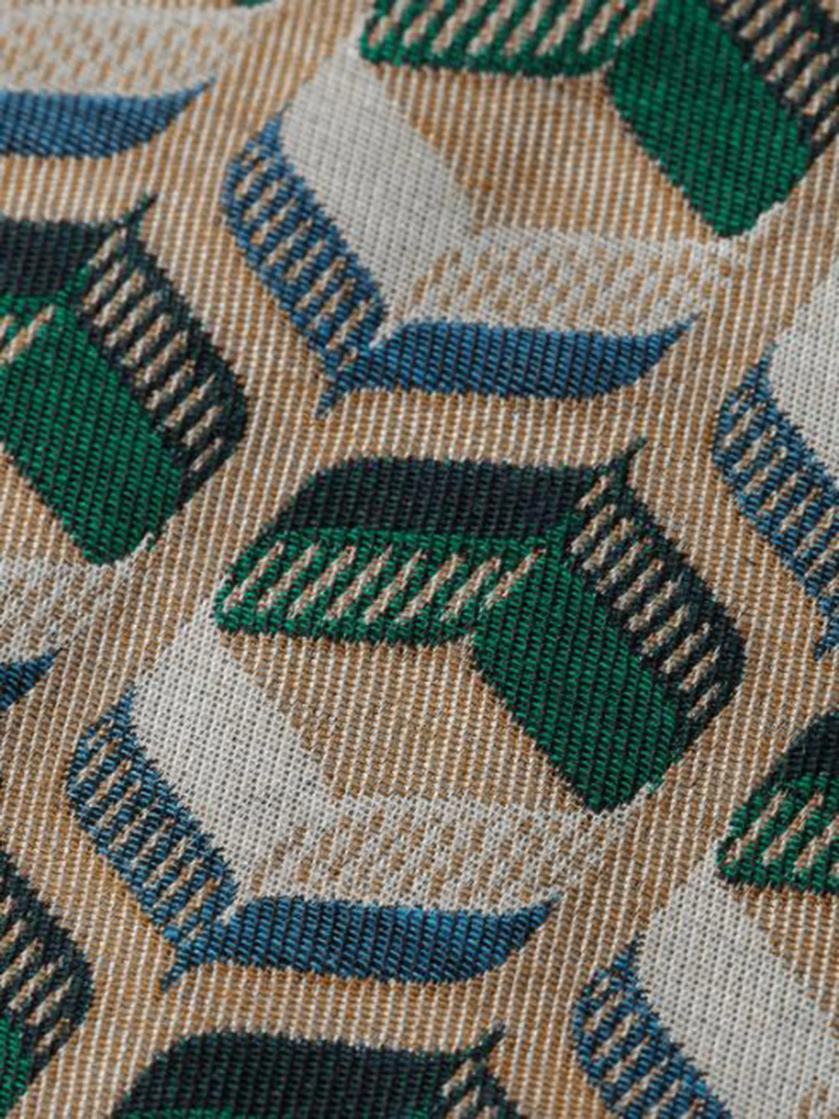 SCOTCH&SODA Men Jacket Jacquard Tracksuit Retro Shape Beige AOP