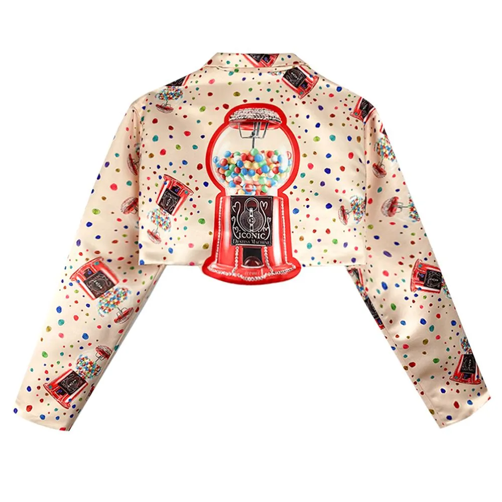 ICONIC CREAM GLEEFUL JACKET