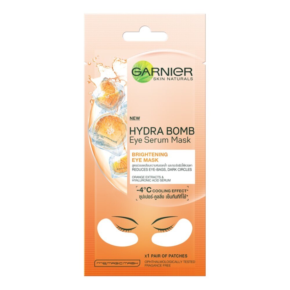 Garnier Hydra Bomb Brightening Eye Serum Mask 1's